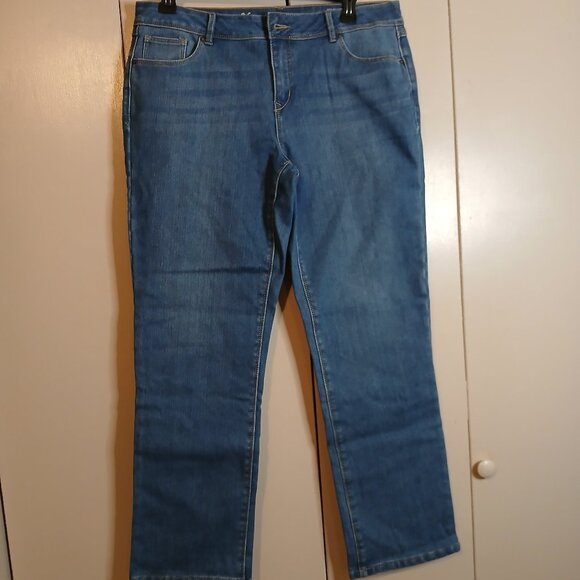 NWOT Natural Reflections Woman's Comfort Stretch Jeans in size14 (0384J3) - Picture 1 of 9